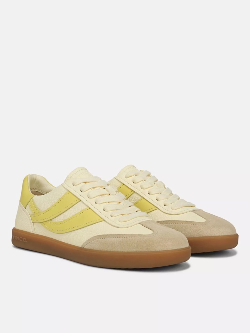 Vince Oasis Leather & Suede Sneaker - Butter Yellow
